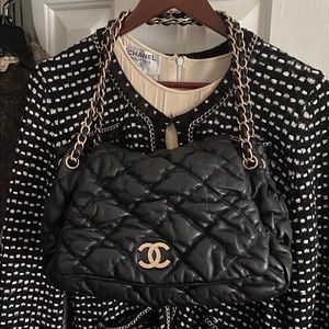 Chanel calfskin flap bag